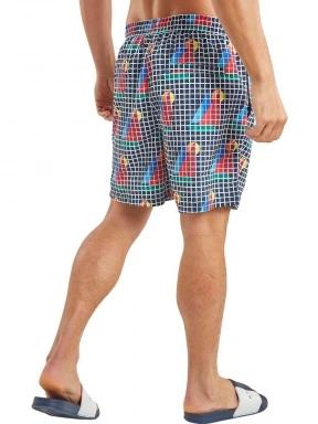 Nautica Tadeo 6” Swim Short férfi beach short sötétkék színben 3