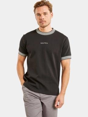 Nautica Cannon T-Shirt férfi rövid ujjú póló fekete színben 1