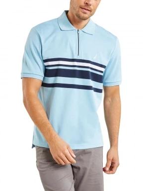 Nautica Princeton Polo Shirt férfi galléros póló világoskék színben 1