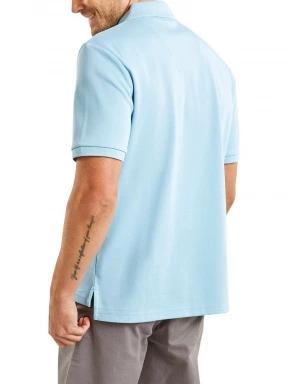 Nautica Princeton Polo Shirt férfi galléros póló világoskék színben 3