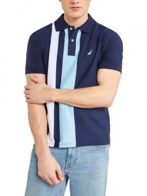 Nautica Cambridge Polo Shirt férfi galléros póló sötétkék színben 1