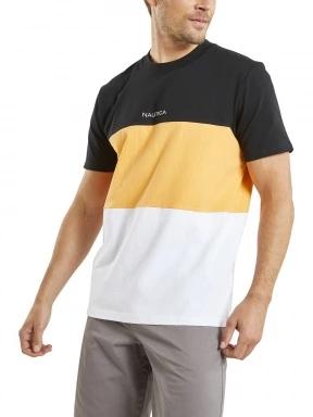 Nautica Simcoe T-Shirt férfi rövid ujjú póló fekete színben 1