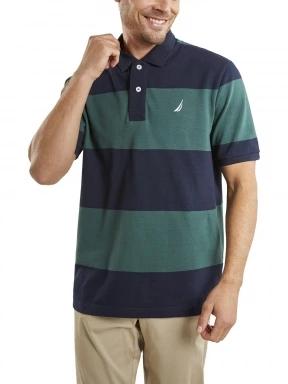 Nautica Thornton Polo Shirt férfi galléros póló zöld színben 1