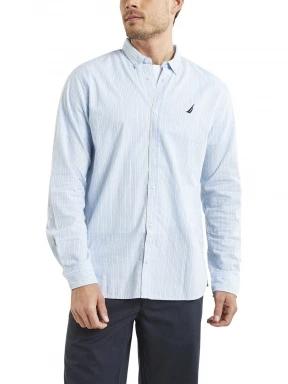 Nautica Edmonton LS Shirt férfi hosszú ujjú ing világoskék színben 1