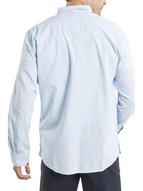 Nautica Edmonton LS Shirt férfi hosszú ujjú ing világoskék színben 3