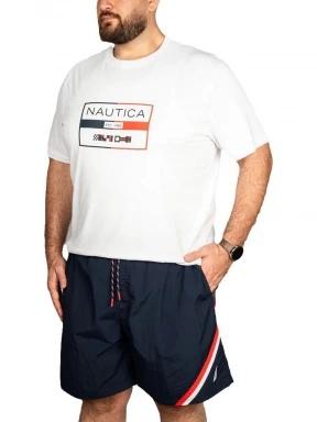 Nautica Alves B&T T-Shirt férfi rövid ujjú póló fehér színben 1