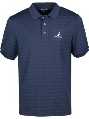Nautica Leonard II Polo Shirt férfi galléros póló sötétkék színben 1
