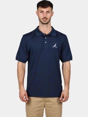 Nautica Leonard II Polo Shirt férfi galléros póló sötétkék színben 1