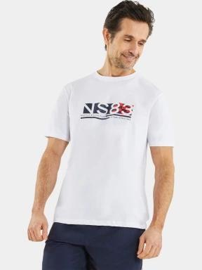 Nautica Areto T-Shirt férfi rövid ujjú póló fehér színben 1