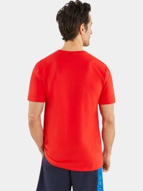 Nautica Nomos T-Shirt férfi rövid ujjú póló piros színben 3