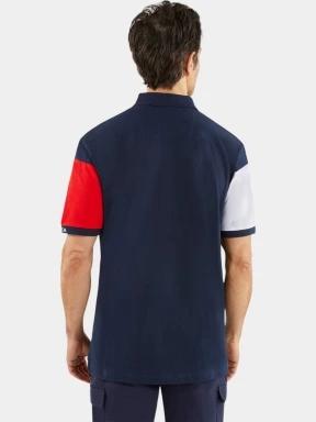 Nautica Renford Polo Shirt férfi galléros póló sötétkék színben 3