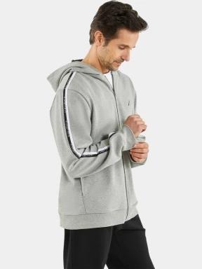 Nautica Danaus FZ Hoody férfi kapucnis pulóver szürke színben 1
