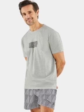 Nautica Honley T-Shirt férfi rövid ujjú póló szürke színben 1