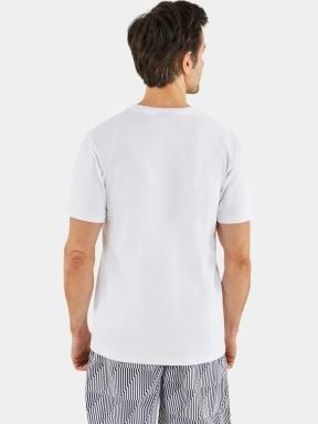 Nautica Honley T-Shirt férfi rövid ujjú póló fehér színben 3