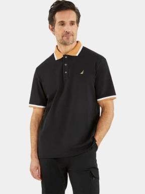 Nautica Latok Polo Shirt férfi galléros póló fekete színben 1