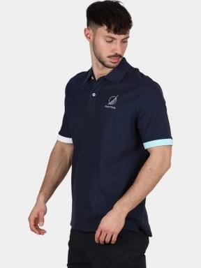 Nautica Pascal Polo Shirt férfi galléros póló sötétkék színben 3