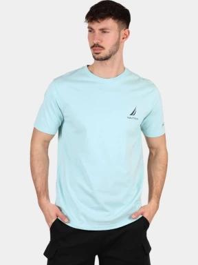 Nautica Sergei T-Shirt férfi rövid ujjú póló világoskék színben 1