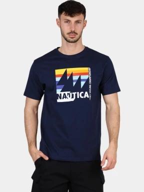 Nautica Jurgen T-Shirt férfi rövid ujjú póló sötétkék színben 1