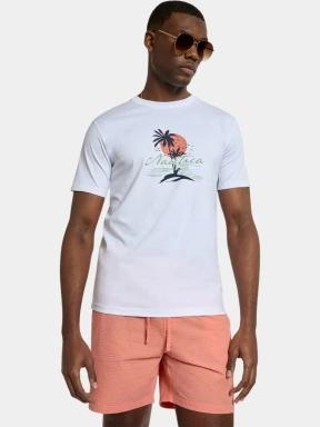 Nautica Raphael T-Shirt férfi rövid ujjú póló fehér színben 1