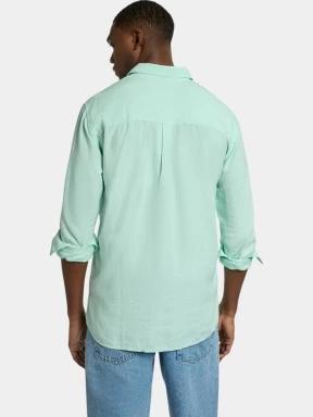 Nautica Barias Ls Shirt férfi hosszú ujjú ing zöld színben 3