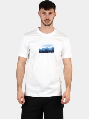 Nautica Allington T-Shirt férfi rövid ujjú póló fehér színben 1
