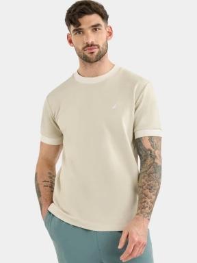 Nautica Sherford T-Shirt férfi rövid ujjú póló homok színben 1