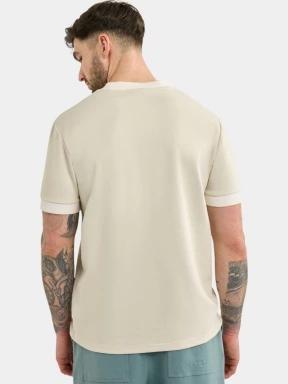 Nautica Sherford T-Shirt férfi rövid ujjú póló homok színben 3