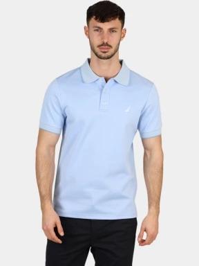 Nautica Harlyn Slim Fit Polo Shirt férfi galléros póló világoskék színben 1