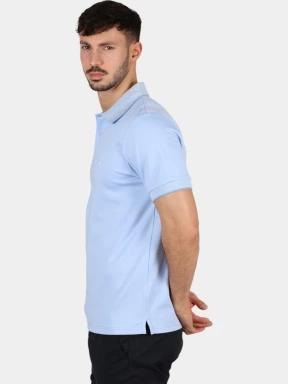 Nautica Harlyn Slim Fit Polo Shirt férfi galléros póló világoskék színben 3