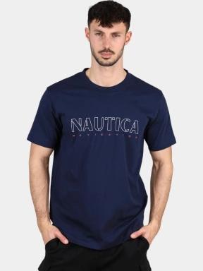 Nautica Cook T-Shirt férfi rövid ujjú póló sötétkék színben 1