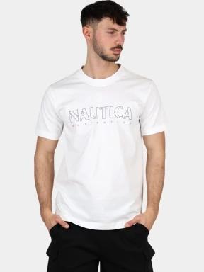 Nautica Cook T-Shirt férfi rövid ujjú póló fehér színben 1