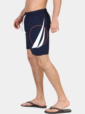 Nautica Aleksandr B&T Swim Short férfi fürdőnadrág sötétkék színben 3