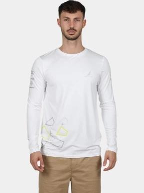 Nautica Lionel 2 LS T-Shirt férfi hosszú ujjú póló fehér színben 1