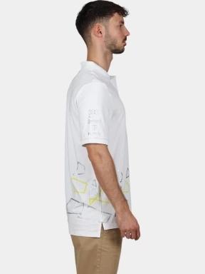 Nautica Leon 3 Polo Shirt férfi galléros póló fehér színben 3