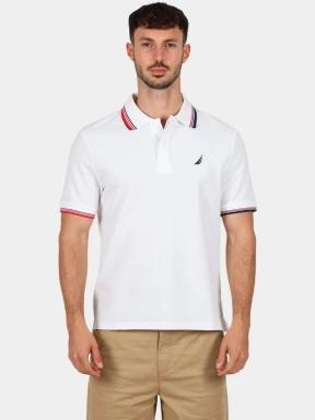 Nautica Atabay Polo Shirt férfi galléros póló fehér színben 1