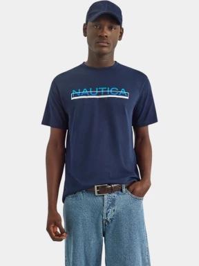 Nautica Koa SS T-Shirt férfi rövid ujjú póló sötétkék színben 1