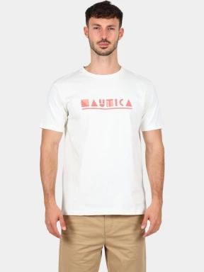 Nautica Drift SS T-Shirt férfi rövid ujjú póló fehér színben 1