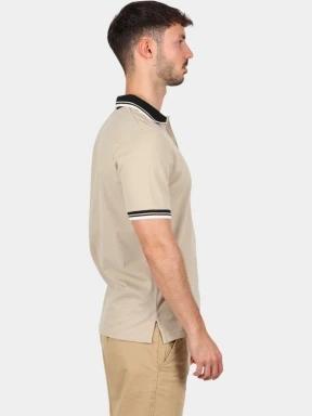 Nautica Bayer Polo Shirt férfi galléros póló homok színben 3