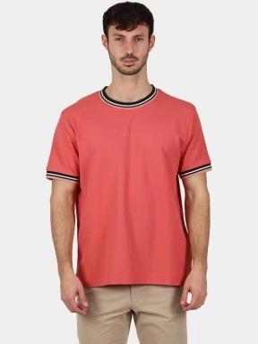 Nautica Seaton T-Shirt férfi rövid ujjú póló piros színben 1
