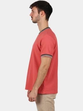 Nautica Seaton T-Shirt férfi rövid ujjú póló piros színben 3