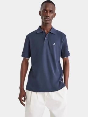 Nautica Azura Polo Shirt férfi galléros póló sötétkék színben 1