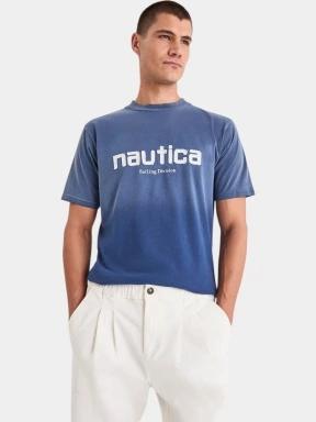 Nautica Astillo T-Shirt férfi rövid ujjú póló sötétkék színben 1