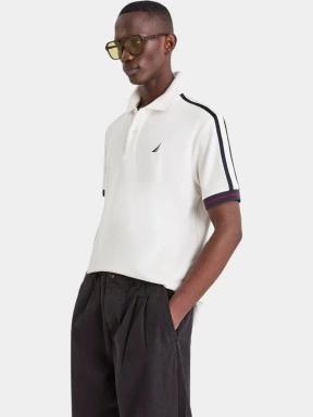 Nautica Thames Polo Shirt férfi galléros póló fehér színben 1