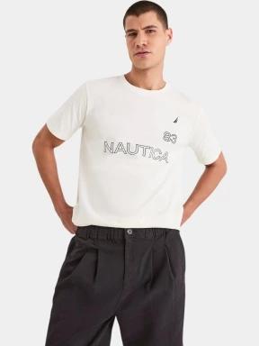 Nautica Aire T-Shirt férfi rövid ujjú póló fehér színben 1