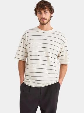 Nautica Bahai T-Shirt férfi rövid ujjú póló homok színben 1