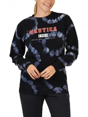 Nautica Safia Oversized Sweatshirt női pulóver kék színben 1