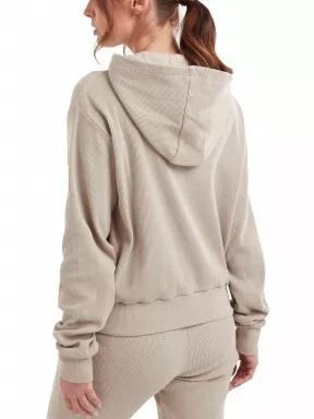 Nautica Luna Crop Hoody női kapucnis pulóver homok színben 3