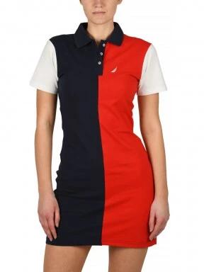 Nautica Aime Dress női galléros ruha sötétkék színben 1