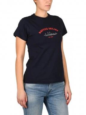 Nautica Mirais T-Shirt női rövid ujjú póló sötétkék színben 1
