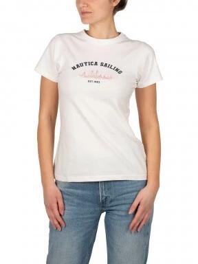 Nautica Mirais T-Shirt női rövid ujjú póló fehér színben 1